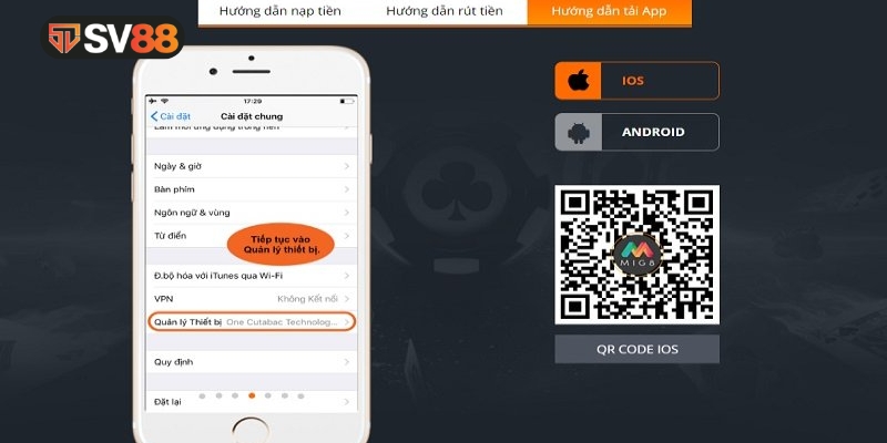 Tải APP SV88