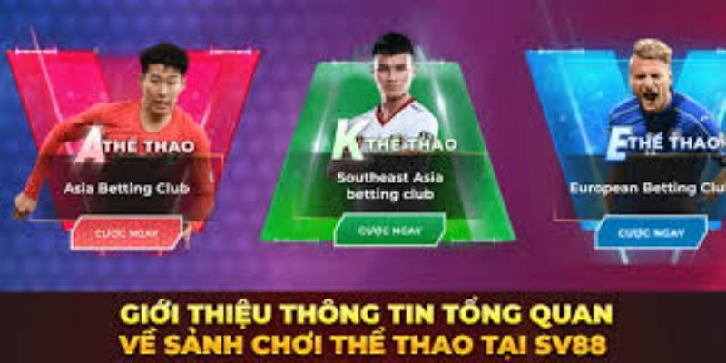 Cá cược thể thao Sv88 có rất nhiều lựa chọn 