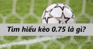 Khái niệm kèo 0.75 là gì?